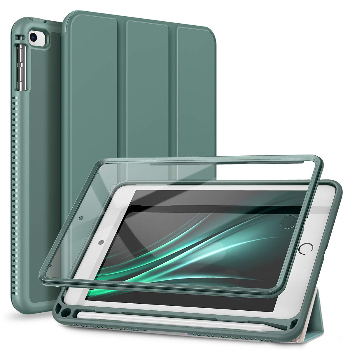 Amazon.com: SURITCH Case for iPad mini 4/iPad mini 5,[Built-in